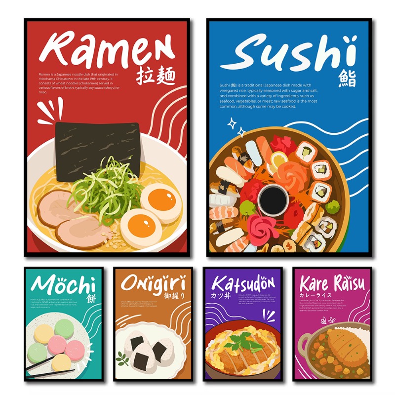 Japanese Lifestyle And Food - Japanese Food Ramen Sushi Platter Onigiri