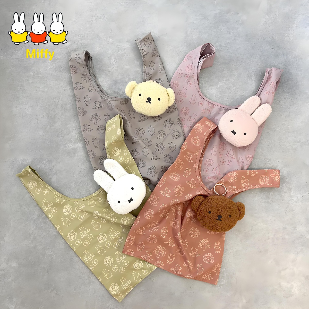 Japanese Lifestyle Goods - Kawaii Miffy Rabbit Shopping Bag Japanese-style
