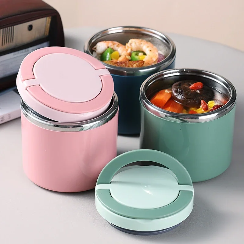 630/1000ml Insulated Food Jar, - Bento Box Two Tier ulasan dan harga