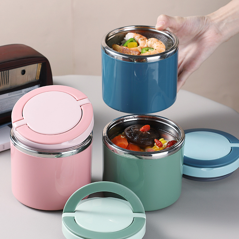 630/1000ml Insulated Food Jar, - Bento Box Two Tier ulasan dan harga