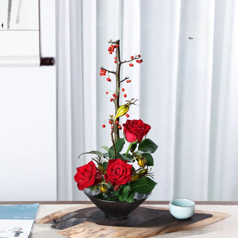 Japanese Frog Vase Ceramic Bou - Ikebana Vase Kenzan ulasan dan harga