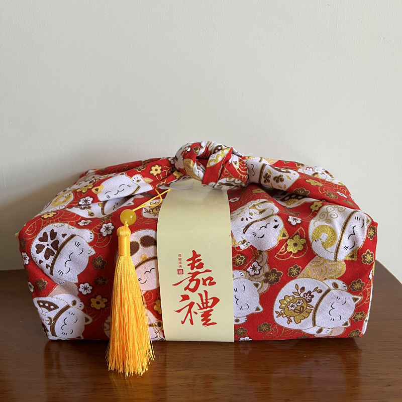 Japanese Style Lunch Box Bento - Furoshiki Wrap Cloth ulasan dan harga