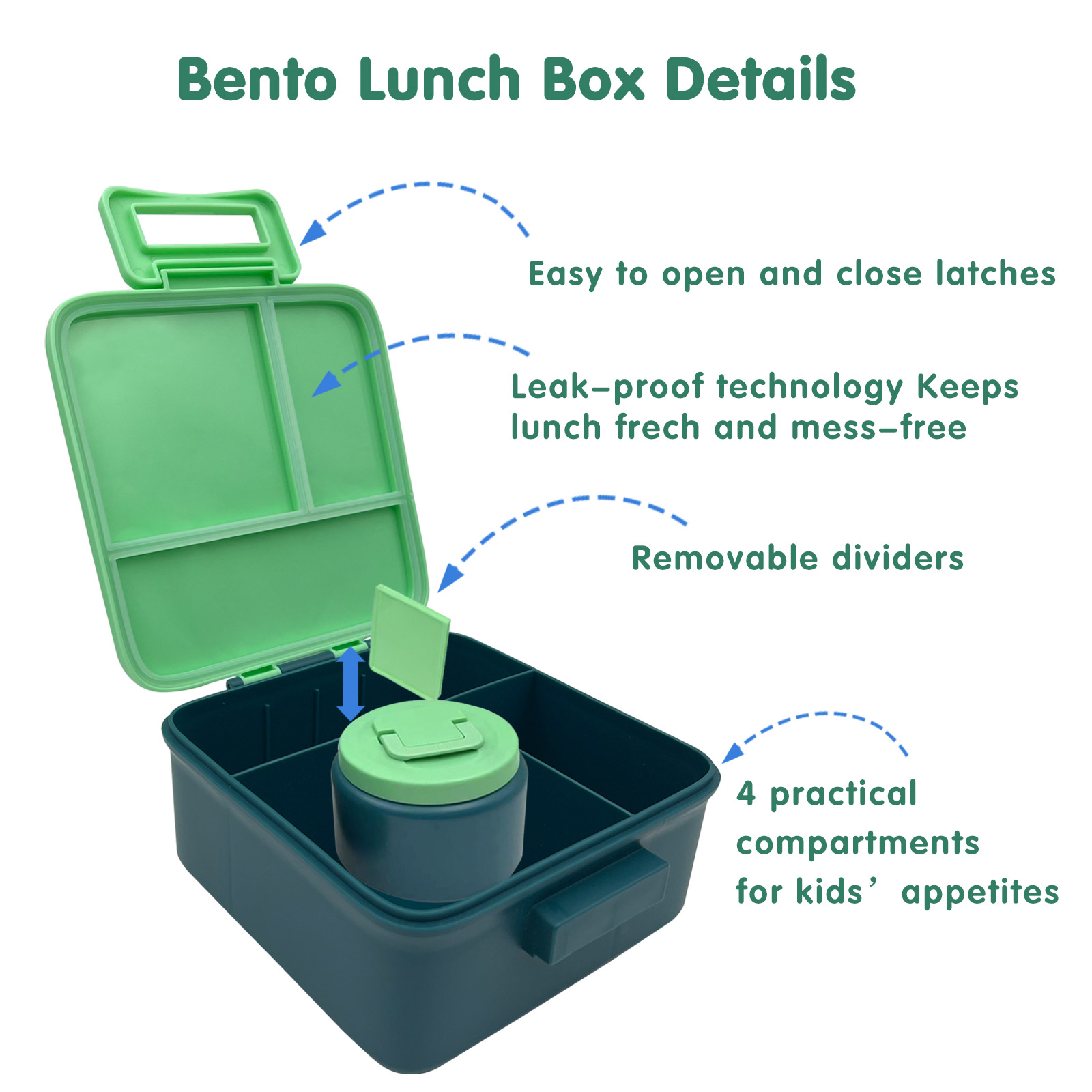 1 Set Bento Lunch Box for Kids - Bento Box Two Tier ulasan dan harga