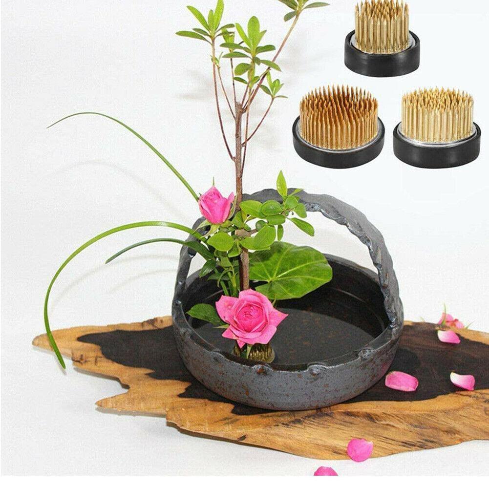 Round Ikebana Flower Frog With - Ikebana Vase Kenzan ulasan dan harga