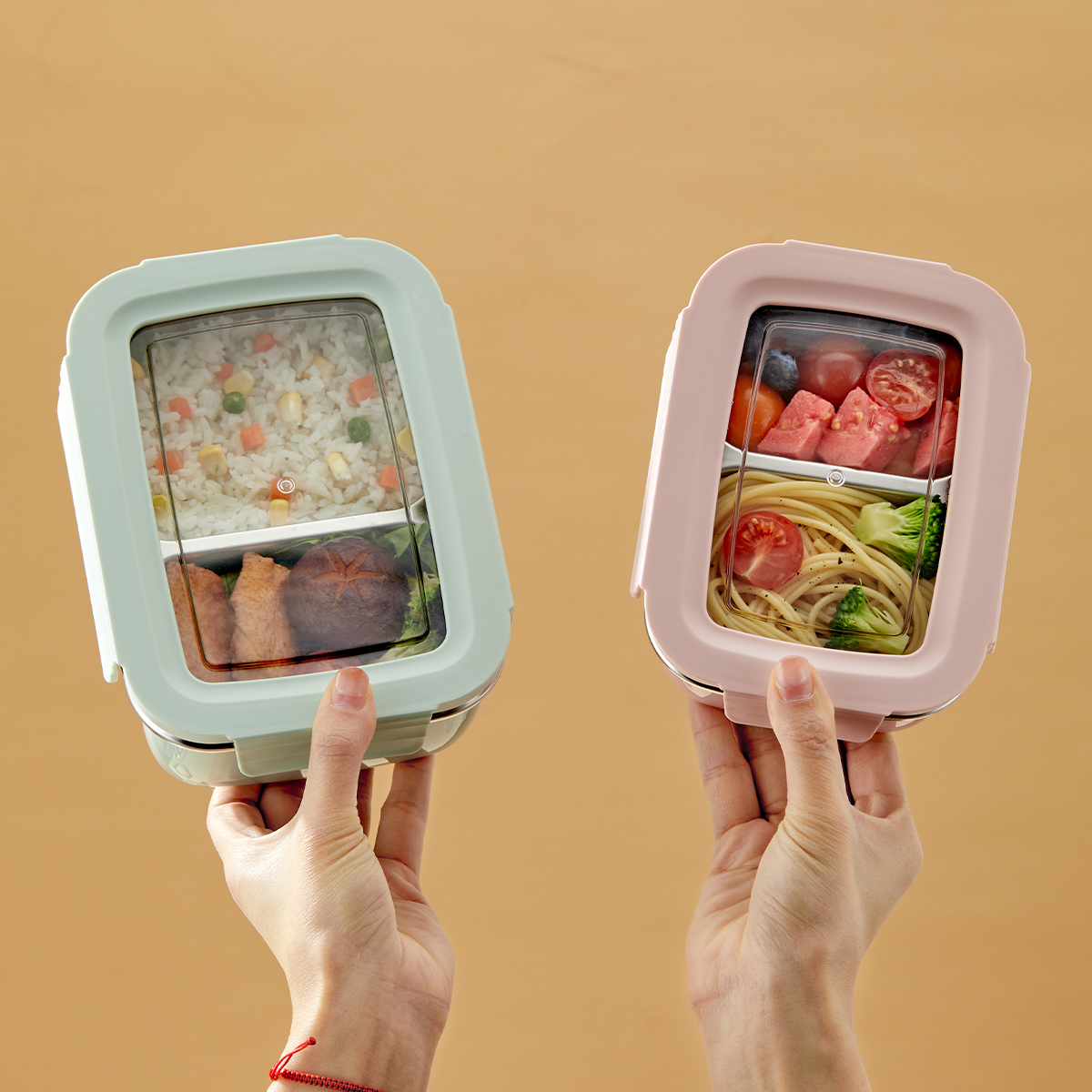 Microwave 304 Stainless Steel  - Bento Box Two Tier ulasan dan harga