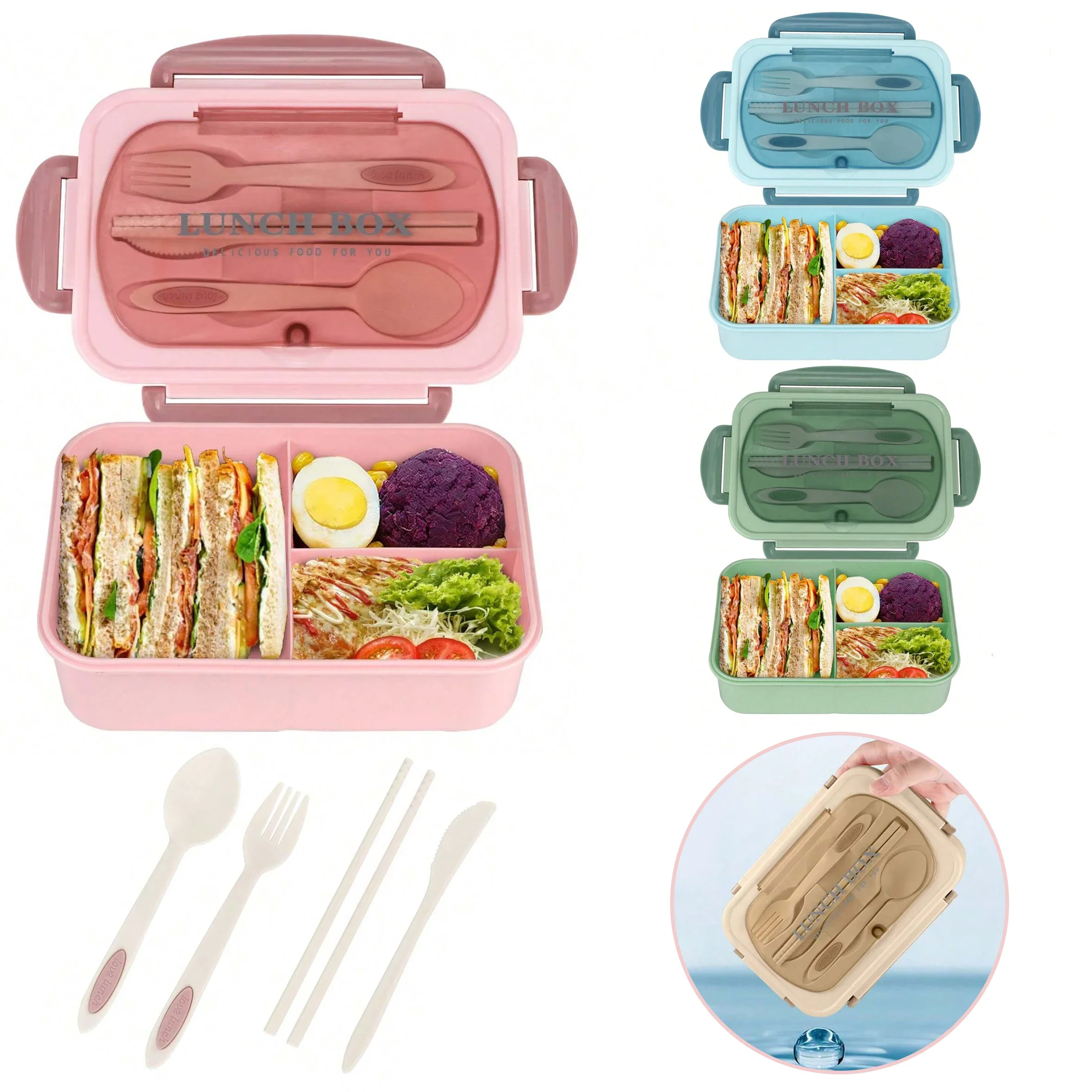 Bento Box Adult Lunch Box, Con - Bento Box Two Tier ulasan dan harga