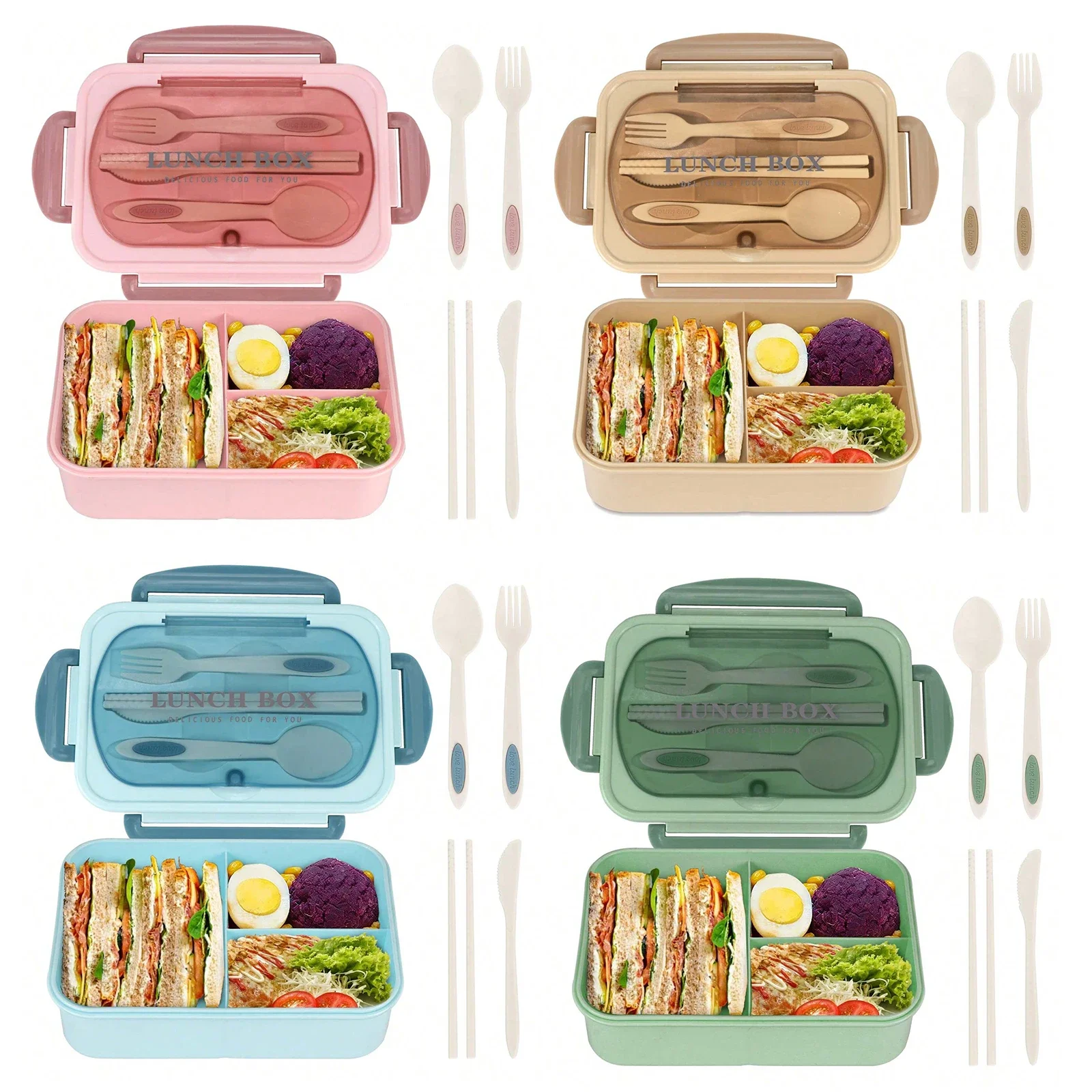 Bento Box Adult Lunch Box, Con - Bento Box Two Tier ulasan dan harga