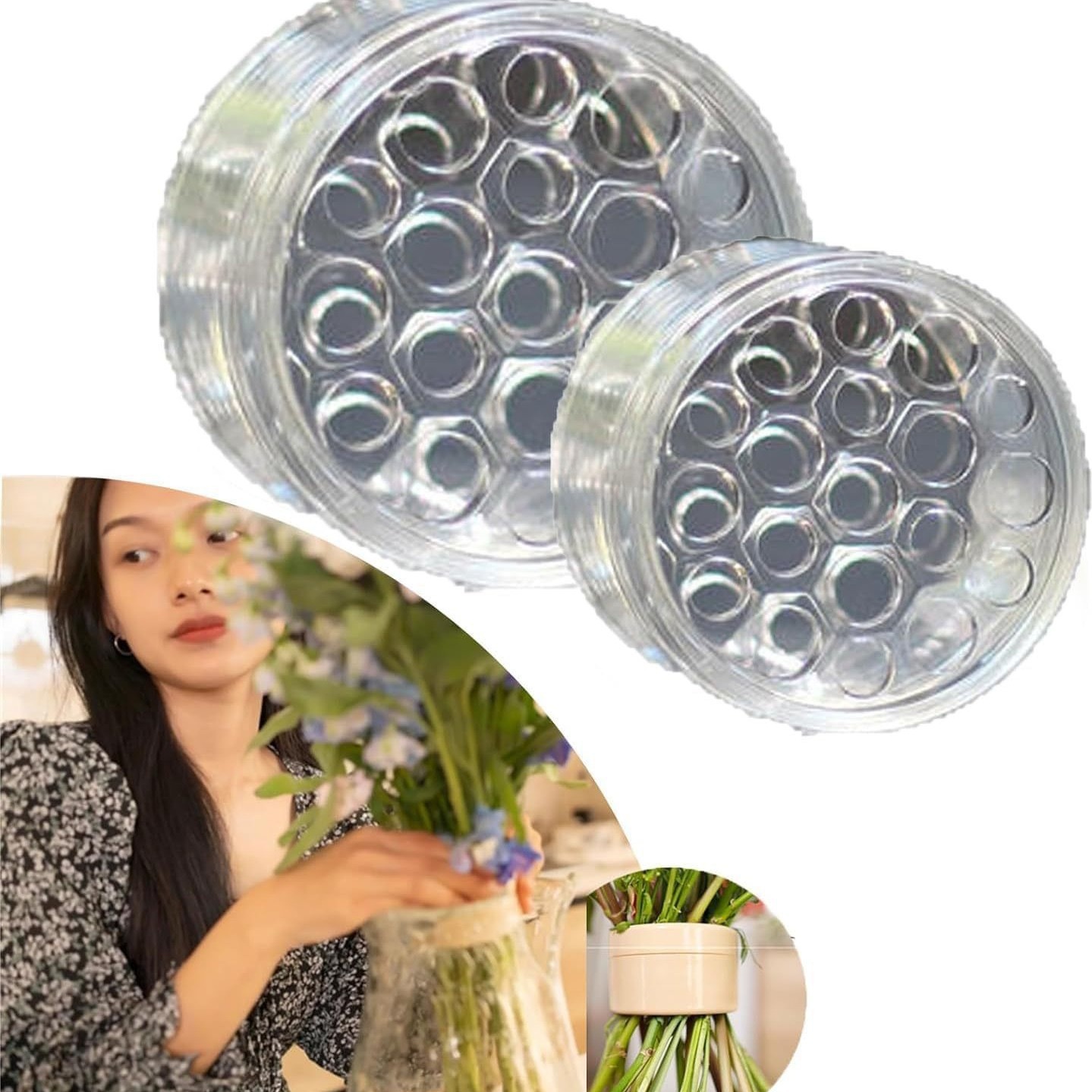 Spiral Stem Holder For Vase Fl - Ikebana Vase Kenzan ulasan dan harga