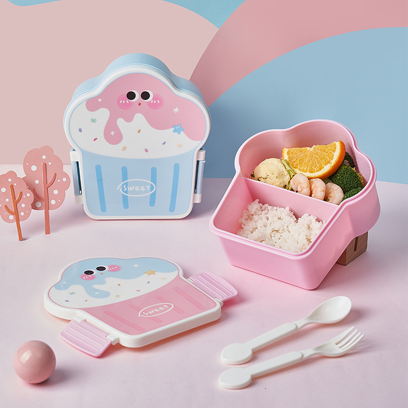 Cute Bento Lunch Box School He - Bento Box Two Tier ulasan dan harga