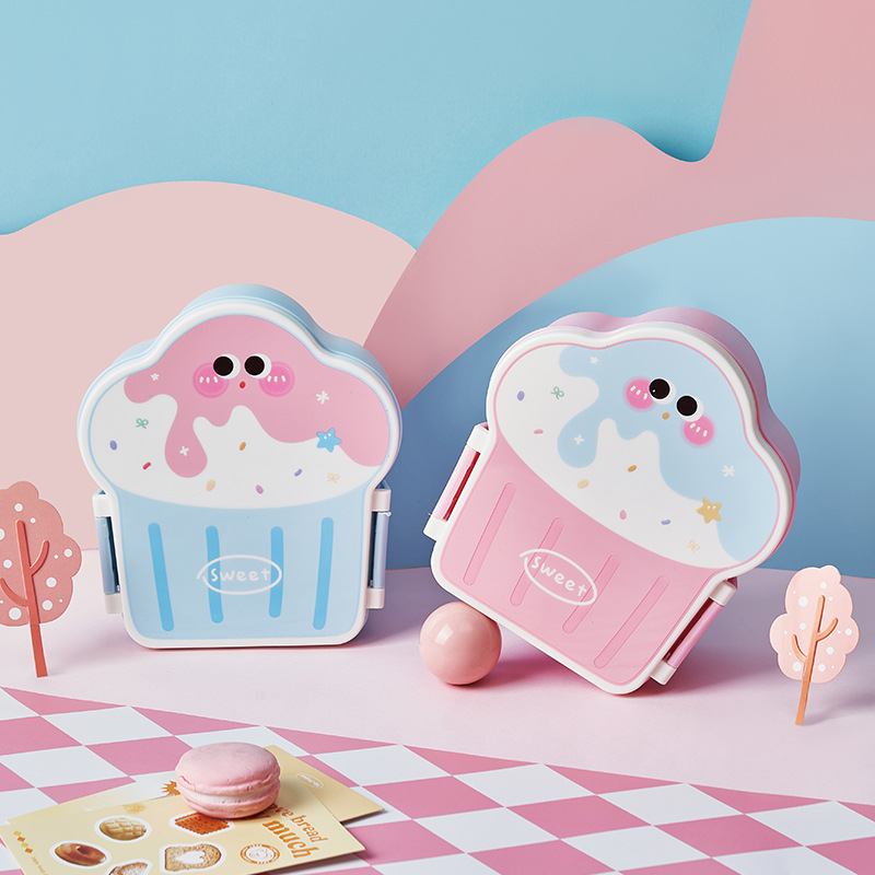 Cute Bento Lunch Box School He - Bento Box Two Tier ulasan dan harga