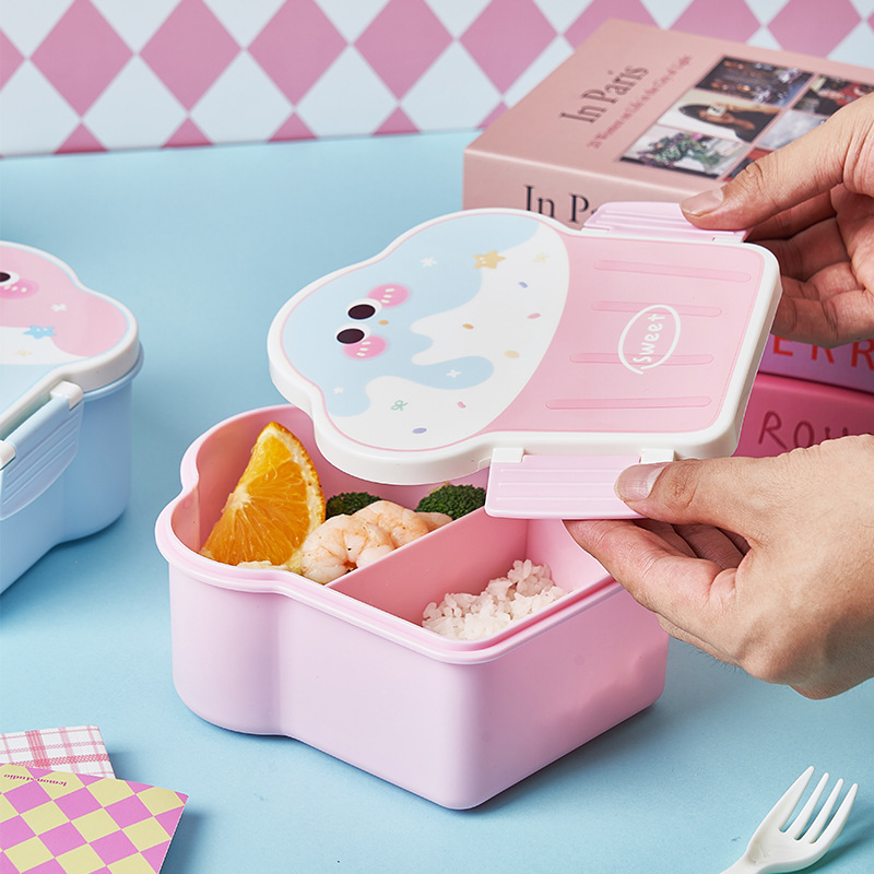 Cute Bento Lunch Box School He - Bento Box Two Tier ulasan dan harga
