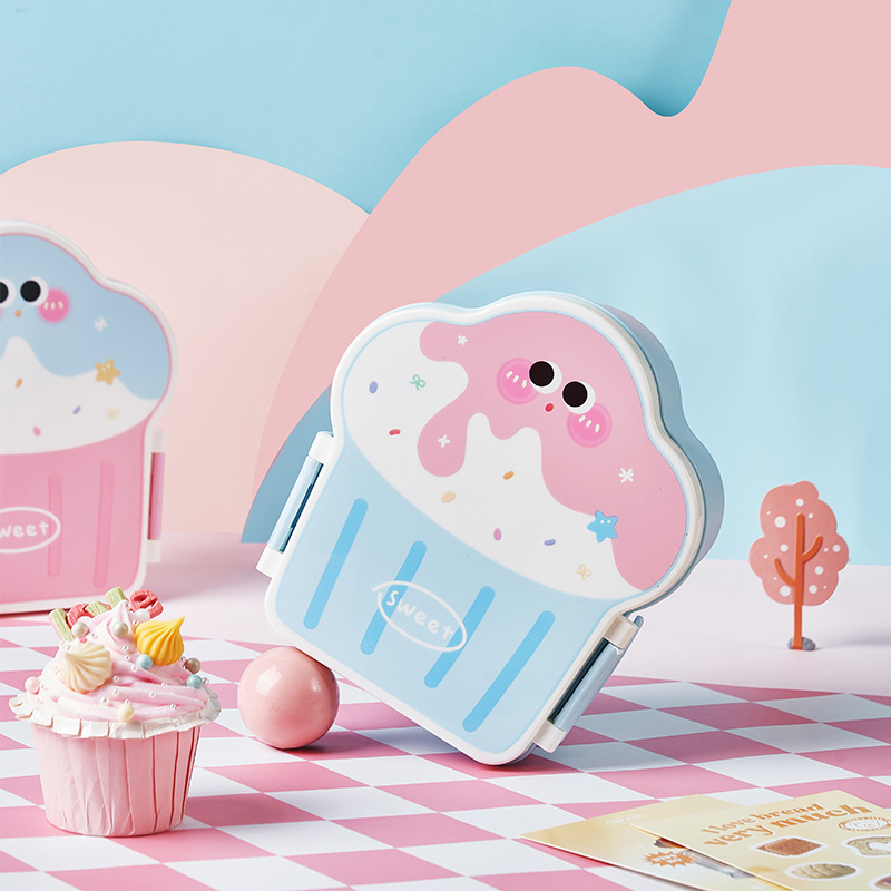 Cute Bento Lunch Box School He - Bento Box Two Tier ulasan dan harga