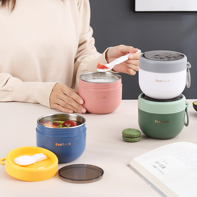 Stainless Steel Soup Cups Ther - Bento Box Two Tier ulasan dan harga