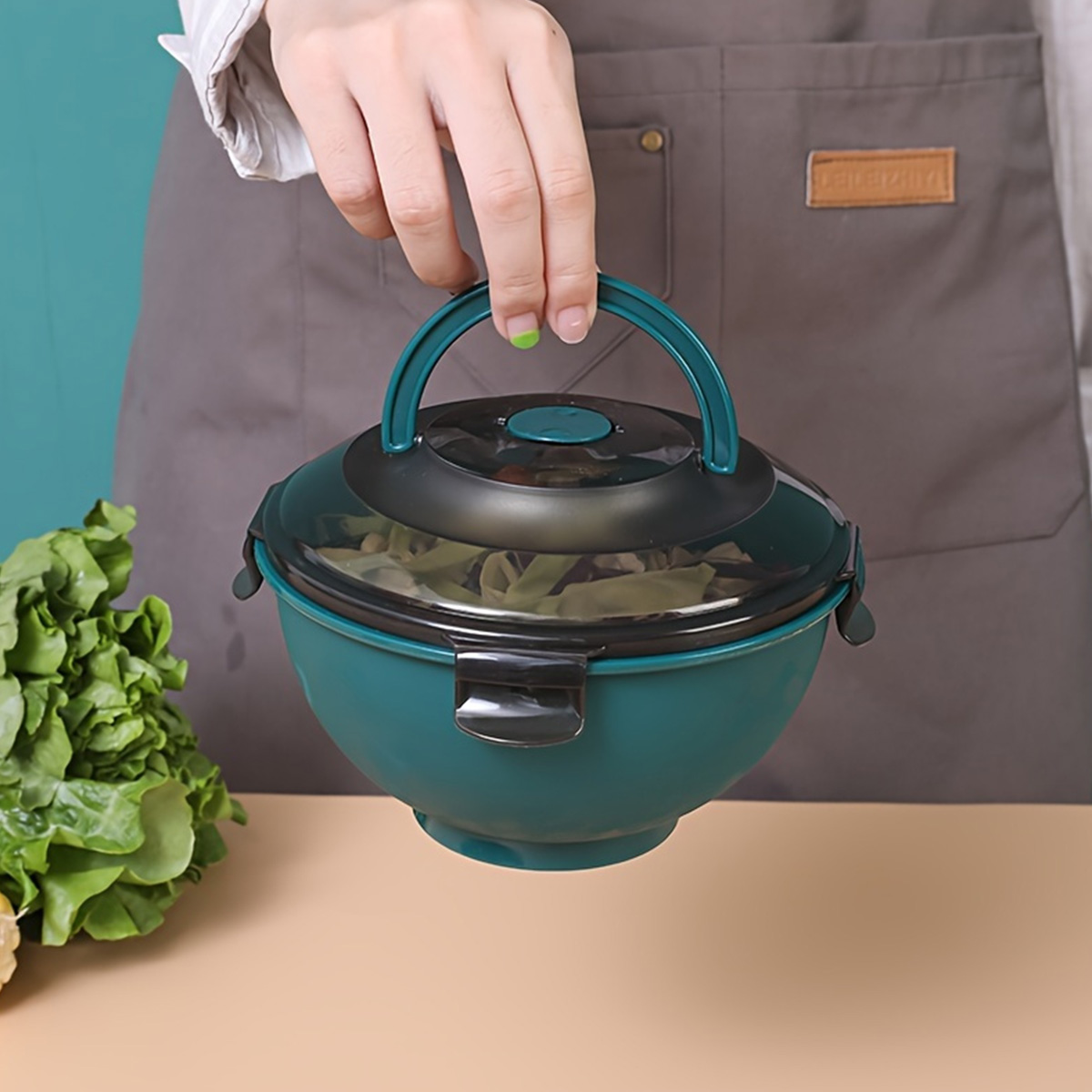 Portable Salad Noodle Soup Bow - Bento Box Two Tier ulasan dan harga