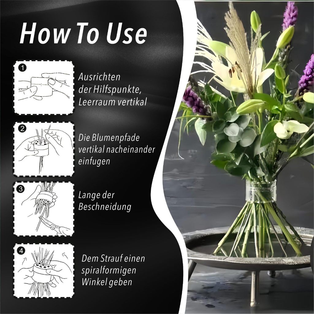 Spiral Vase Flower Arranger In - Ikebana Vase Kenzan ulasan dan harga