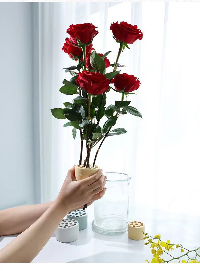 Spiral Stem Holder For Vase Fl - Ikebana Vase Kenzan ulasan dan harga