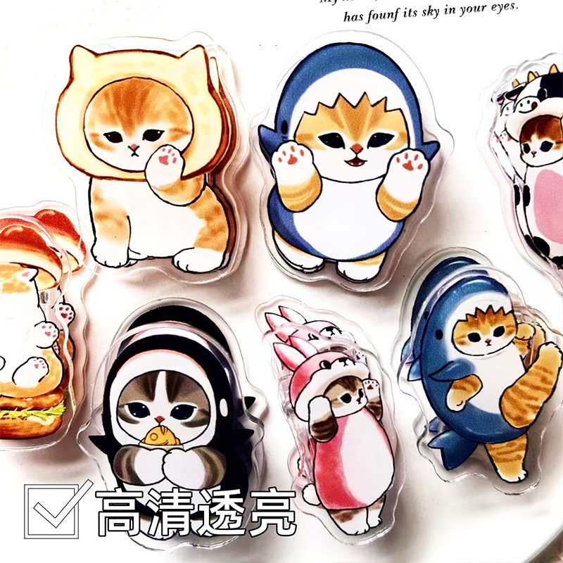 7 Pcs Cute Mofusand Shark Cat  - Japanese Lifestyle Goods ulasan dan harga