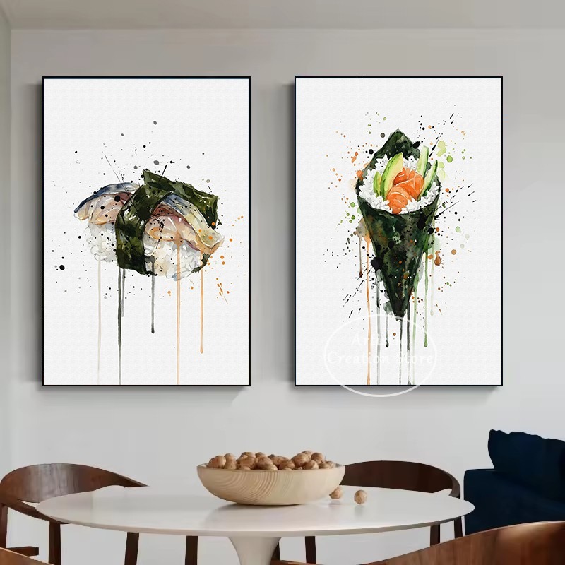 Watercolor Japanese Food Eel S - Japanese Lifestyle And Food ulasan dan harga