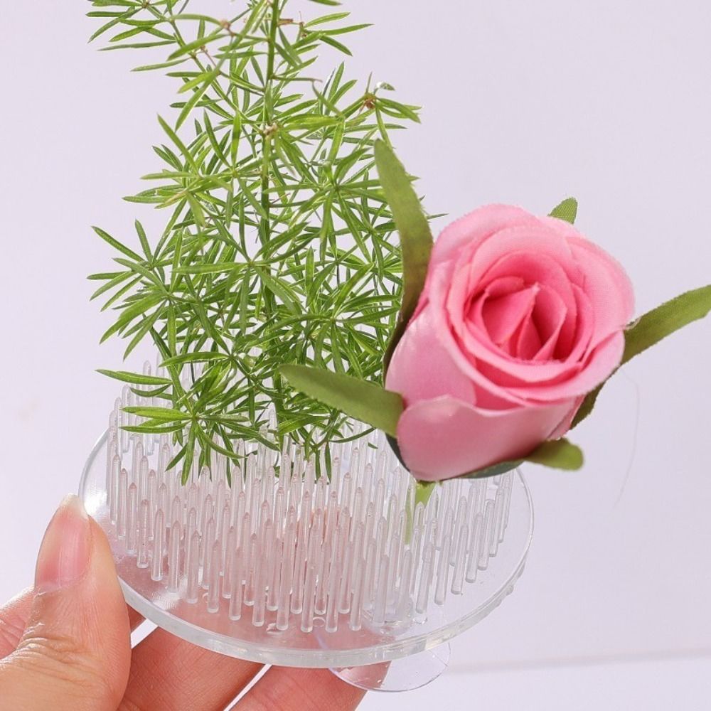 1/3Pcs Transparent Ikebana Ste - Ikebana Vase Kenzan ulasan dan harga