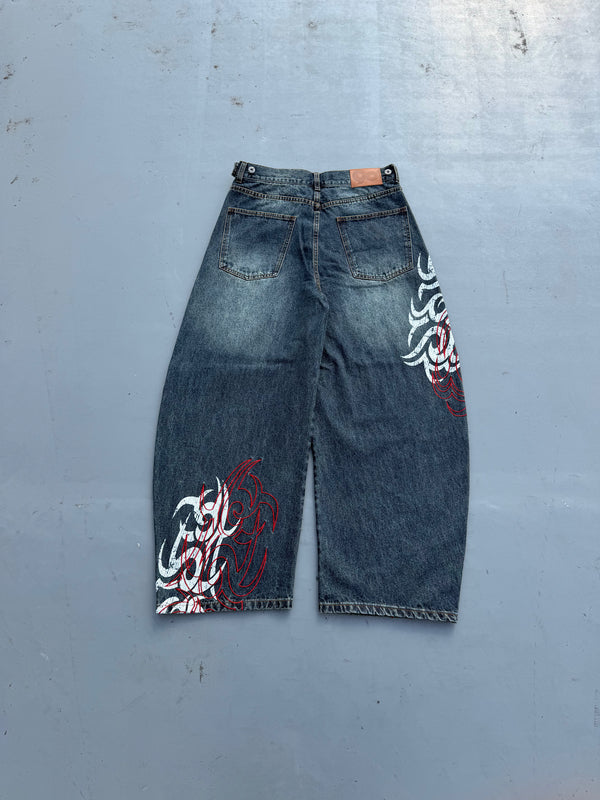 Harajuku Gothic Y2K Denim Pant - Japanese Lifestyle Goods ulasan dan harga
