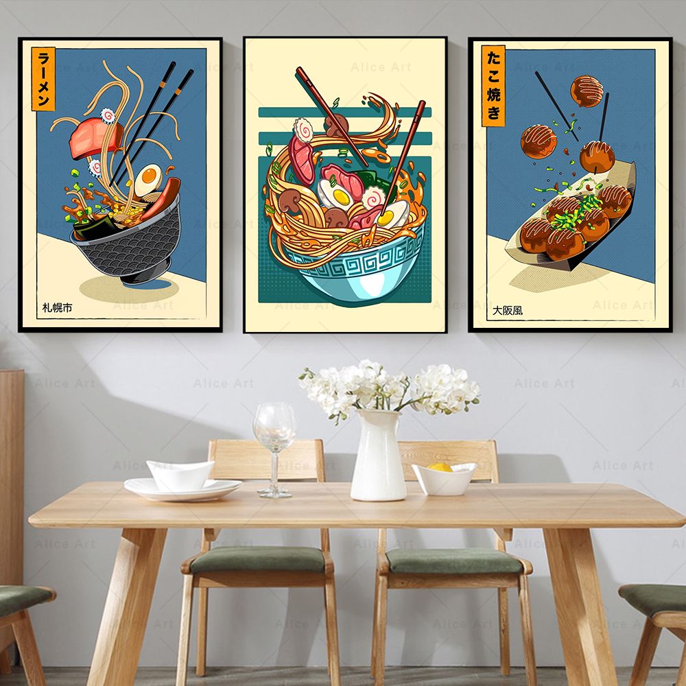 Japanese Style Poster Kitchen  - Japanese Lifestyle And Food ulasan dan harga