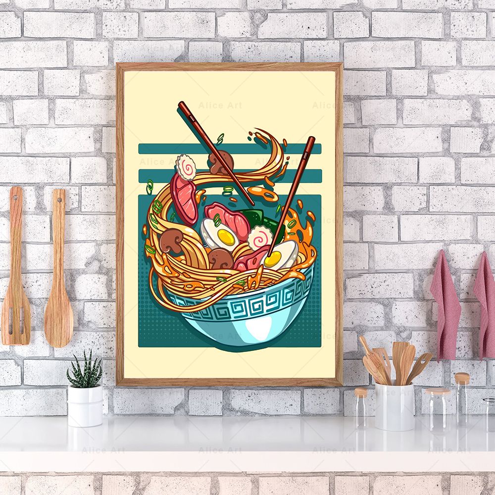 Japanese Style Poster Kitchen  - Japanese Lifestyle And Food ulasan dan harga